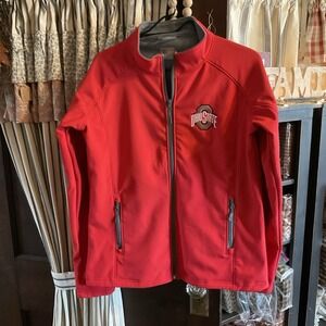 Ladies‎ OSU BUCKEYES JACKET Zip Up Size Large Campus Classics
